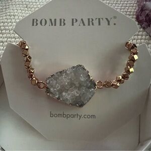 Bomb Party Dripping in Druzy Bracelet